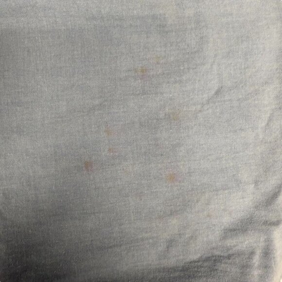 Vintage Blue Womens Peasant Dress 9/10 Denim Tiered Boho Cap Sleeve Maxi As Is - Picture 10 of 10